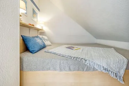 Doppelbett im DG Residenz am Strand Seeschwalbe - Wohnung 4-62