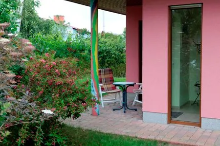 möblierte Terrasse  Wuschels Hütt