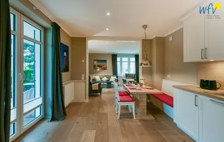 Küche / Küchenzeile Ferienhaus Charlotte 48 Ferienwohnung kleine Charlotte