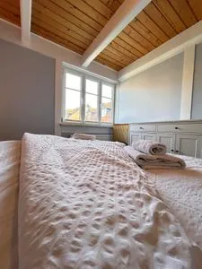 Schlafzimmer Ferienwohnung Deichbrise Pellworm