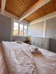 Schlafzimmer Ferienwohnung Deichbrise Pellworm