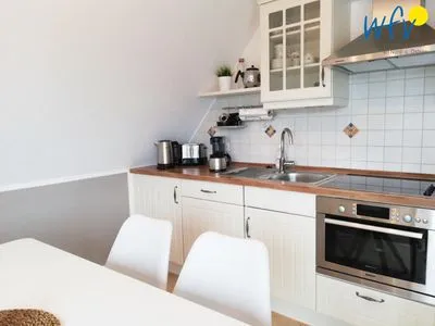 Küche / Küchenzeile Haus Riffstraße 2c Ferienwohnung Urlaubsoase