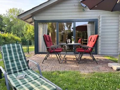 Terrasse Ferienhaus Weidenkate