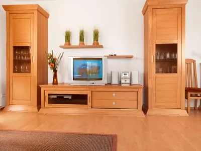 Wohnzimmer Ostsee Residenz Meeresblick Seemöwe