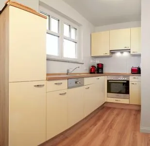 Kitchen Doppelhäuser zum Reetmoor Haus Friederike