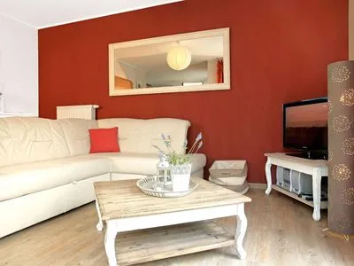 Wohnzimmer Inselhäuser Kaltenhof Inselhaus Poel 2