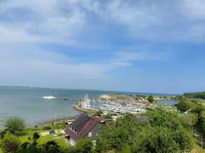 Langballigau mit Badestrand, Restaurants und idyllischem Jachthafen Ankerplatz
