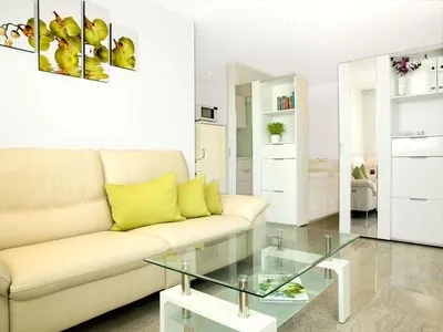 Wohnzimmer Am Krabbenweg Whg.1 im Haus Am Krabbenweg