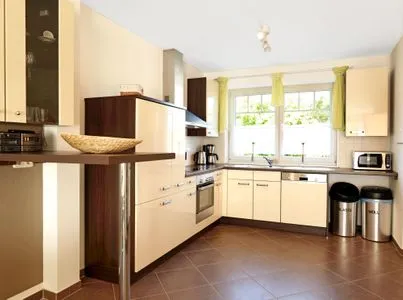 Kitchen Reihenhäuser Timmendorf Strand Haus Strandmuschel
