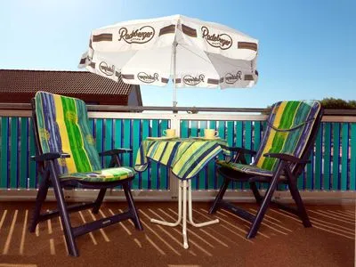 Balcony Ferienwohnungen Am Lotsenstieg Abendrot