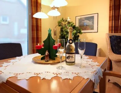 Living room Ferienwohnungen Fischerstieg Hafenblick