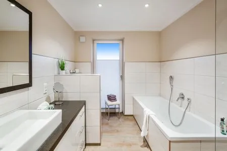 Badezimmer Wellnesshaus Strandläufer