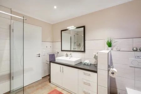 Badezimmer Wellnesshaus Strandläufer