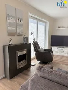 Kamin-/Ofen Ferienhaus Greune-Stee-Weg 39 Ferienwohnung Südstrandflair