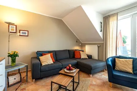 Wohnzimmer Ferienwohnung Meeresrauschen