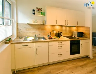 Küche / Küchenzeile Haus Likedeeler Ferienwohnung 1