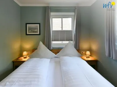 Schlafzimmer Haus Likedeeler Ferienwohnung 1