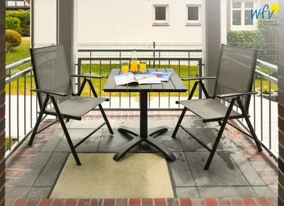 Balkon Haus Likedeeler Ferienwohnung 1