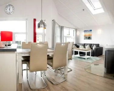 Living room Dänisches Ferienhaus am Salzhaff, Haus Strandbrise