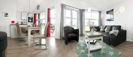 Living room Dänisches Ferienhaus am Salzhaff, Haus Strandbrise