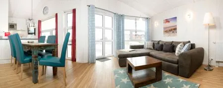 Living room Dänisches Ferienhaus am Salzhaff, Haus Strandhafer