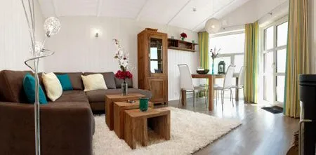 Wohnzimmer Dänisches Ferienhaus am Salzhaff, Haus Meerjungfrau