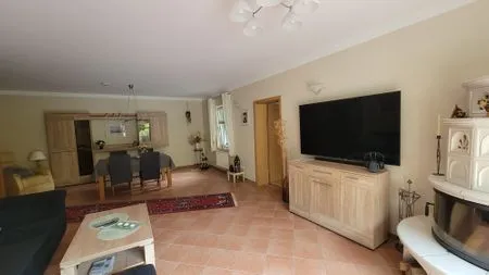 Wohnzimmer Ferienwohnung Ginster