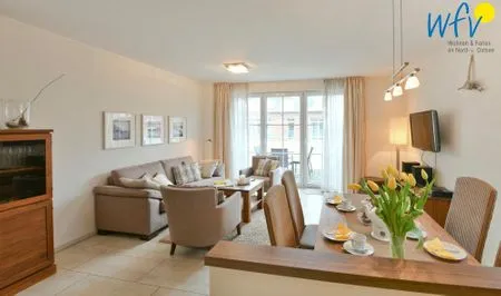Wohnzimmer Villa Verdi Ferienwohnung 7