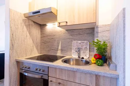 Küche / Küchenzeile (DKK11) Ferienwohnung Strandburg