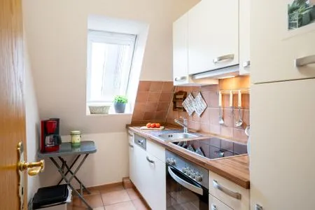 Küche / Küchenzeile (STR47a) Ferienwohnung "Heitmann"