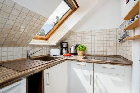 Küche / Küchenzeile (TRA7) Ferienwohnung "Reichelt"