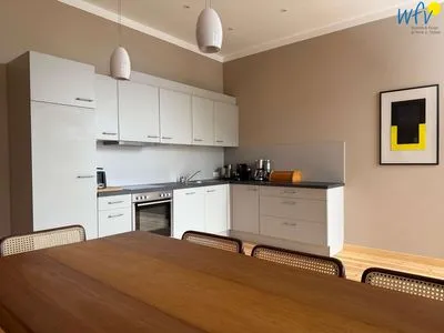 Küche / Küchenzeile Strandvilla Silberner Fisch Ferienwohnung № 32