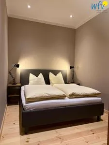 Schlafzimmer Strandvilla Silberner Fisch Ferienwohnung № 32