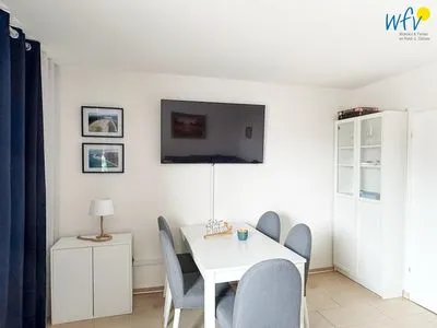 Wohnzimmer Süderhaus Ferienwohnung 9