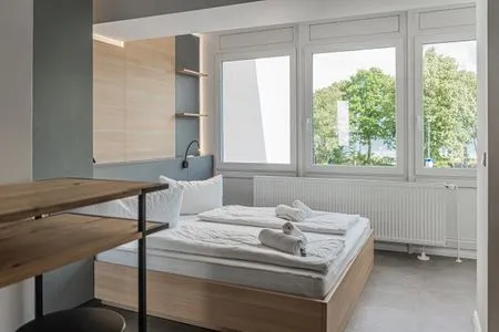 Schlafzimmer Ferienwohnung Nordwind Quartier Eckernförde