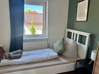 Schlafzimmer Ferienhaus "Anita" in Eisleben mit 3 Schlafzimmern