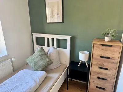 Schlafzimmer Ferienhaus "Anita" in Eisleben mit 3 Schlafzimmern