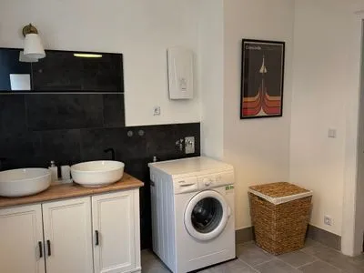 Badezimmer Gemütliches Appartement "Hans" in Köthen mit 4 Schlafzimmern