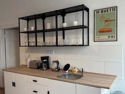 Küche / Küchenzeile Gemütliches Appartement "Peter" in Köthen mit 3 Schlafzimmern