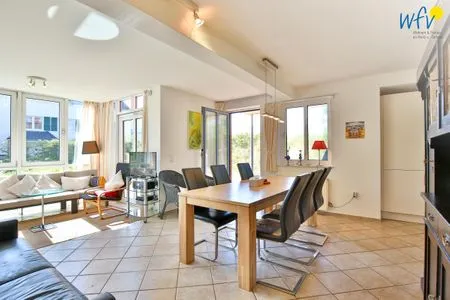 Wohnzimmer Haus Dünenblick Ferienwohnung 1