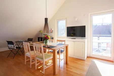 Wohnzimmer Seeblick Bodman – Am Strandbad