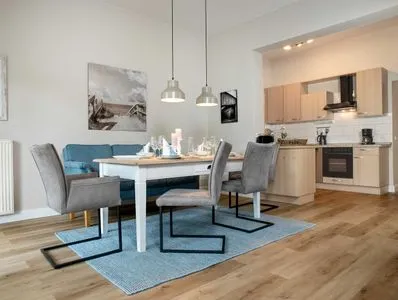 Living room Ostsee Residenz Meeresblick Dünenblick