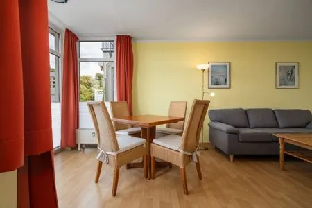 Ferienwohnung Abendsonne Waren - Essbereich im offener Wohnzimmer  Abendsonne