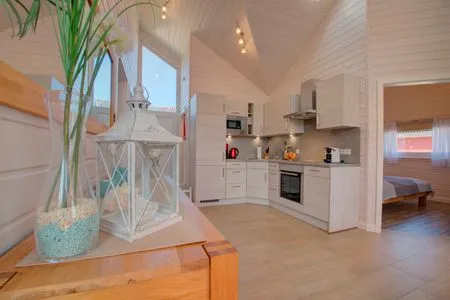 Küche / Küchenzeile Ferienhaus "Marielund" im Ferienpark Holm an der Ostsee