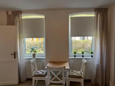 Wohnzimmer Einfaches Appartement "Hannes" in Halle inklusive Parkplatz