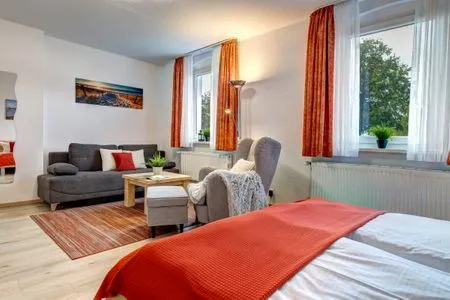 Wohnzimmer Stranddistel, Haus Gudrun: Whg. 6