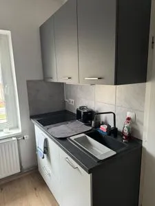 Küche / Küchenzeile Gemütliches Appartement "Franz" in Halle inklusive Stellplatz