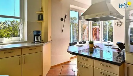 Küche / Küchenzeile Ferienhäuser Jadehörn Ferienhaus Archimedes