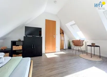 Schlafzimmer Ferienhäuser Jadehörn Ferienwohnung Sonnenstern