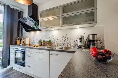 Vollausgestattet Küche, Kaffeemaschine mit Filter, Kaffeemaschine mit Pads (Senseo), Elektro-Grill FeWo Ahoi in PRORA - 5.06